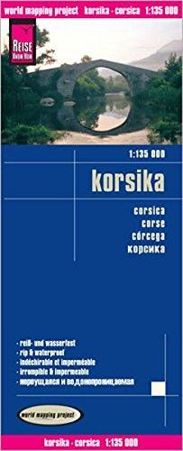 Reise Know-How Landkarte Korsika (1:135.000): world mapping project