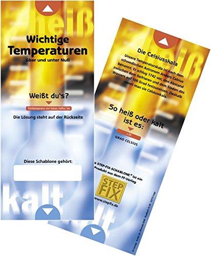 Temperatur-Schablone: Step-Fix-Lernschablone