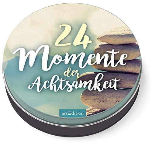 24 Momente der Achtsamkeit - Ein Adventskalender in der Dose mit 24 Anti-Stress-Kärtchen für den Advent