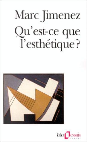 Qu'est-ce que l'esthétique ?