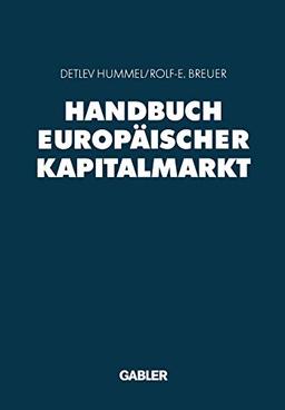 Handbuch Europäischer Kapitalmarkt