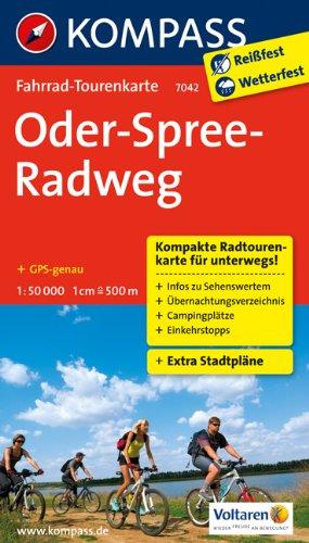 Oder-Spree-Radweg: Fahrrad-Tourenkarte. GPS-genau. 1:50000. (KOMPASS-Fahrrad-Tourenkarten)