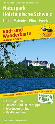 Naturpark Holsteinische Schweiz, Eutin - Malente - Plön - Preetz: Rad- und Wanderkarte mit Ausflugszielen, Einkehr- & Freizeittipps, wetterfest, ... 1:50000 (Rad- und Wanderkarte / RuWK)