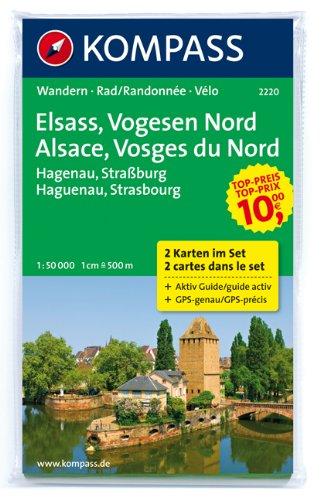 Elsass - Vogesen Nord - Alsace - Vosges du Nord 1 : 50 000: Wanderkarten-Set mit Aktiv Guide. GPS-genau