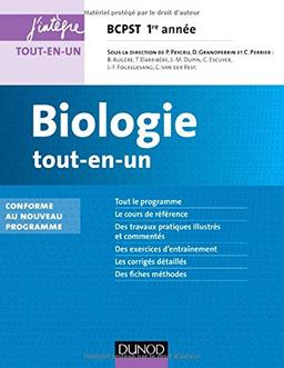 Biologie tout-en-un BCPST 1re année : conforme au nouveau programme