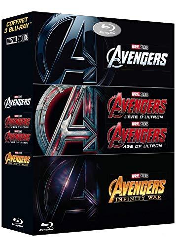 Coffret avengers 1 à 3 : avengers ; l'ère d'ultron ; infinity war [Blu-ray] [FR Import]