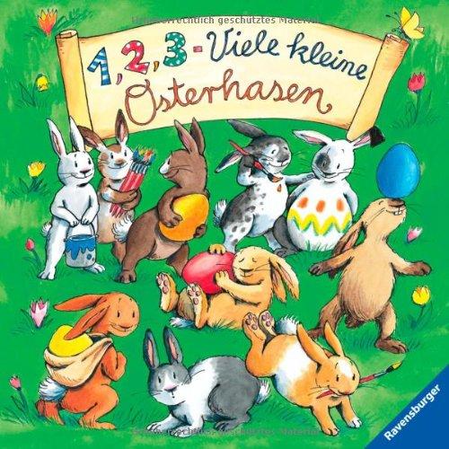 1, 2, 3, - Viele kleine Osterhasen