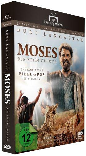 Moses: Die zehn Gebote - Das komplette Bibel-Epos in 6 Teilen (Fernsehjuwelen) [3 DVDs]