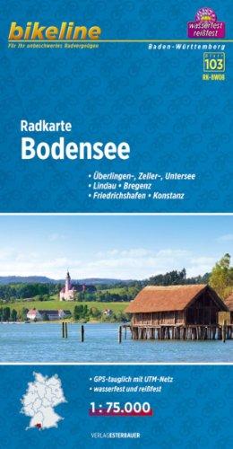 Radkarte Bodensee 1:75 000 (BW 08) (Bikeline Radkarte)