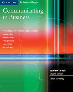 Communicating in Business Student's Book 2nd Edition (Cambridge Professional English)