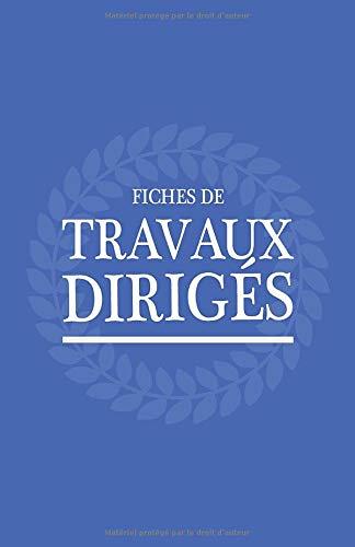 Carnet Fiches de travaux dirigés