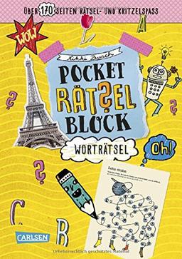 Wort-Rätsel: 100% Rätselspaß für deine Tasche (Pocket-Rätsel-Block)