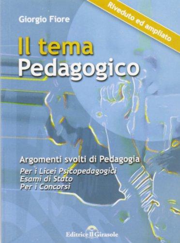 Il tema pedagogico