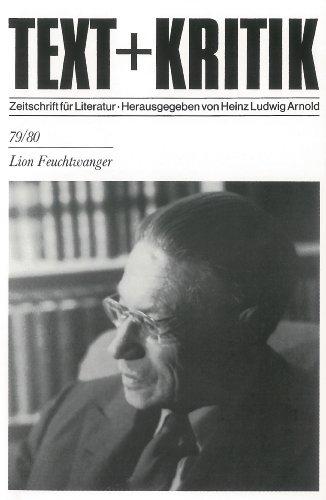 Lion Feuchtwanger (TEXT+KRITIK 79/80)