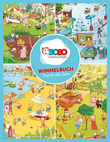 Bobo Siebenschläfer Wimmelbuch - Durch das Jahr mit mit Bobo Siebenschläfer: Entdecke die Jahreszeiten und eine zusätzliche Seite zum Thema Weihnachten - Kinderbücher ab 2 Jahre