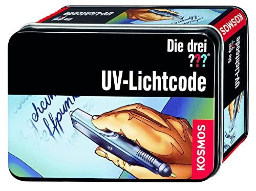 Kosmos Die DREI ??? UV-Lichtcode, Detektivspielzeug, Detektiv Ausrüstung, Detektiv Set, Mitbringsel Kindergeburtstag, Geschenk für Kinder ab 8-12 Jahre