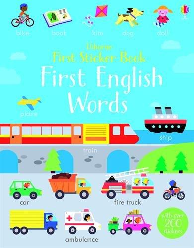 First Sticker Book English Words (First Sticker Books)