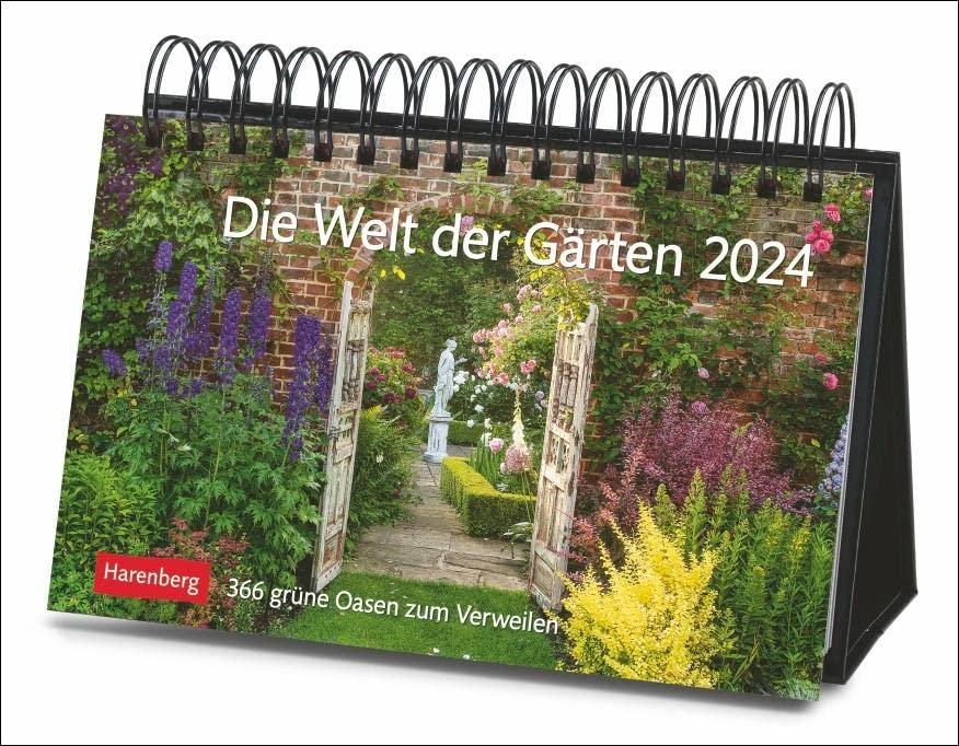 Die Welt der Gärten Premiumkalender 2024: 366 grüne Oasen zum Verweilen