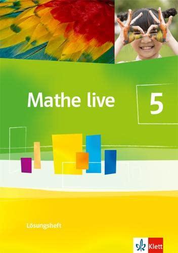 Mathe live 5. Differenzierende Ausgabe: Lösungen Klasse 5 (Mathe live. Differenzierende Ausgabe ab 2022)