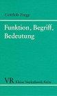 Funktion, Begriff, Bedeutung