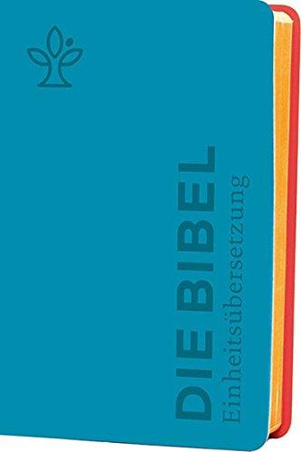 Die Bibel. Senfkorn, Handschmeichler petrol: Einheitsübersetzung, Gesamtausgabe