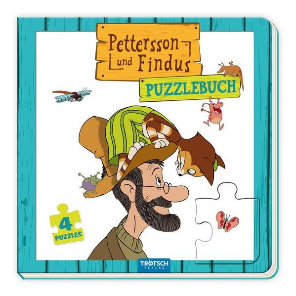 Trötsch Pettersson und Findus Pappenbuch Puzzlebuch: Beschäftigungsbuch Entdeckerbuch Puzzlebuch