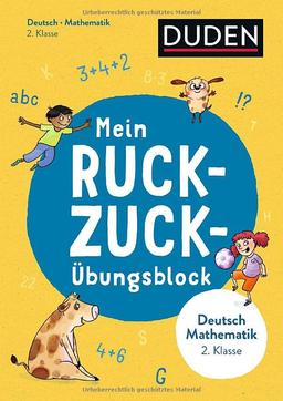 Mein Ruckzuck-Übungsblock Deutsch/Mathe 2. Klasse: Mit Lernerfolgskontrolle im Block (Ruckzuck-Blöcke)