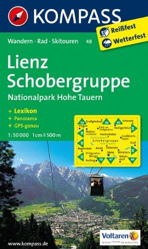 Lienz - Schobergruppe - Nationalpark Hohe Tauern: Wanderkarte mit Kurzführer, Panorama, Radrouten und Skitouren. GPS-genau. 1:50000 (KOMPASS-Wanderkarten)