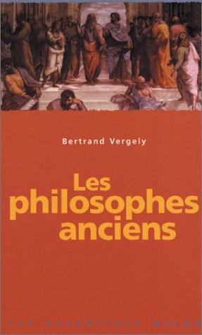 Les philosophes anciens