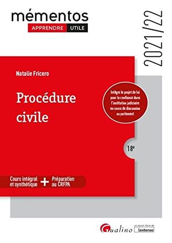 Procédure civile : 2021-2022