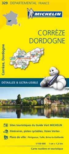 CORREZE / DORDOGNE 11329 CARTE ' LOCAL ' ( France ) MICHELIN KAART