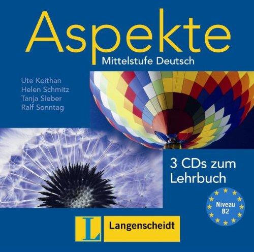 Aspekte 2 (B2) - 3 Audio-CDs zum Lehrbuch 2: Mittelstufe Deutsch