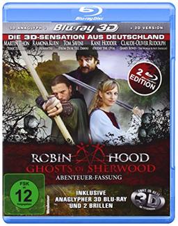 Robin Hood: Ghosts of Sherwood (Abenteuer-Fassung) (inkl. anaglypher 3D Blu-Ray und 2 Brillen) [Blu-ray 3D]