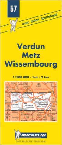 Verdun, Metz, Wissembourg (Michelin Maps)