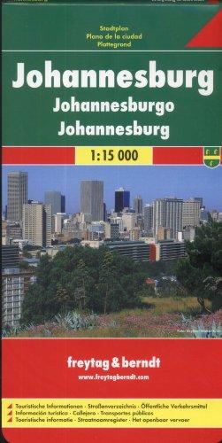 Freytag Berndt Stadtpläne, Johannesburg 1:15.000 (Country Mapping S.)