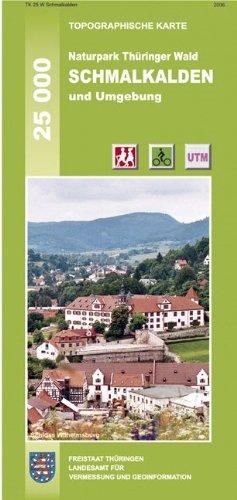 Topographische Karten Thüringen : Schmalkalden und Umgebung