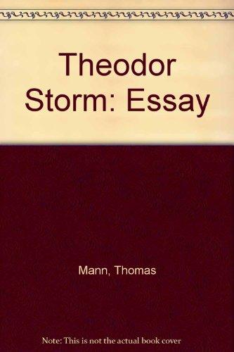 Theodor Storm Essay