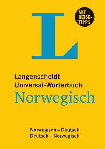 Langenscheidt Universal-Wörterbuch Norwegisch - mit Tipps für die Reise: Deutsch-Norwegisch/Norwegisch-Deutsch (Langenscheidt Universal-Wörterbücher)