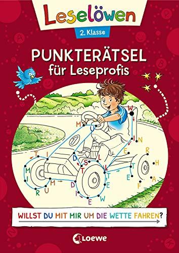 Leselöwen Punkterätsel für Leseprofis - 2. Klasse (Rot) (Leselöwen Rätselwelt)