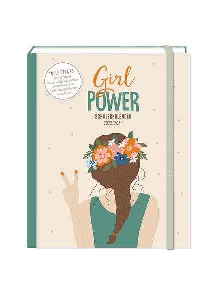 Schülerkalender 2023 / 2024 Girl Power: Terminplaner Hardcover