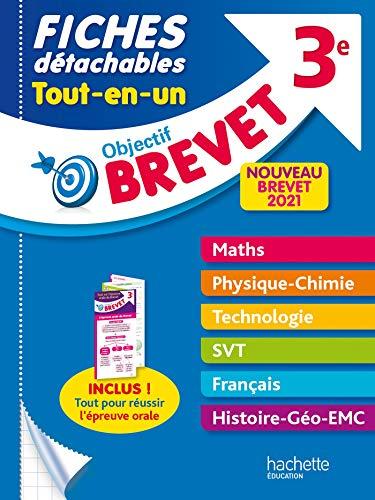 Fiches détachables tout-en-un, 3e : nouveau brevet 2021