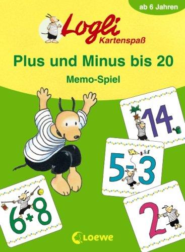 Plus und Minus bis 20. Memo-Spiel: Logli Kartenspaß