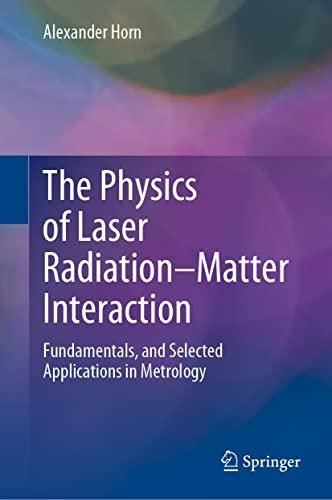 The Physics of Laser Radiation–Matter Interaction: Fundamentals, and Selected Applications in Metrology