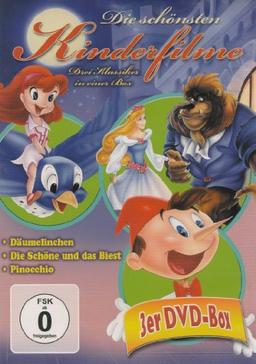 Die schönsten Kinderfilme : Däumelinchen - Die Schöne und das Biest - Pinocchio - 3 DVD Box