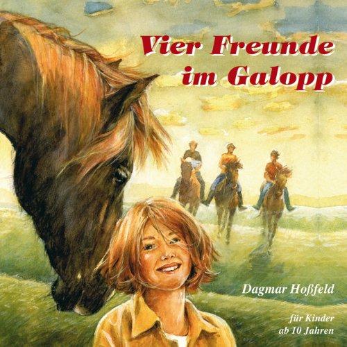 Vier Freunde im Galopp