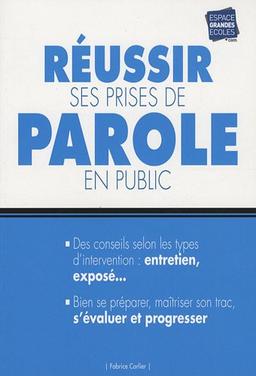 Réussir ses prises de parole en public