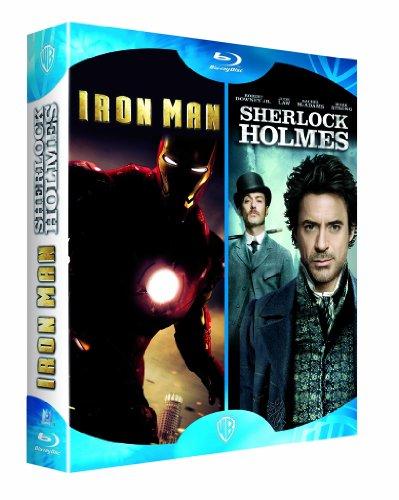 Coffret robert downey jr : iron man ; sherlock holmes [Blu-ray] [FR Import]