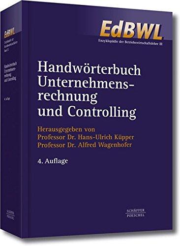 Handwörterbuch Unternehmensrechnung und Controlling (HWU)