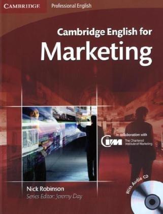 Cambridge English for Marketing: Student's Book + Audio-CD