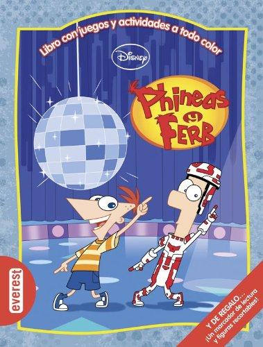 Phineas y Ferb. Libro con juegos y actividades a todo color: Y DE REGALO... ¡Un marcador de lectura y figuras recortables! (Multieducativos Disney)